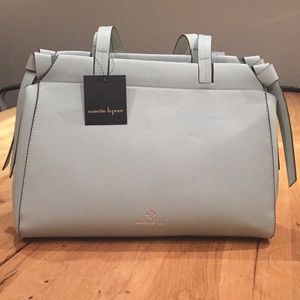 Nanette Lepore Maddie Satchel Bag in Mineral Blue